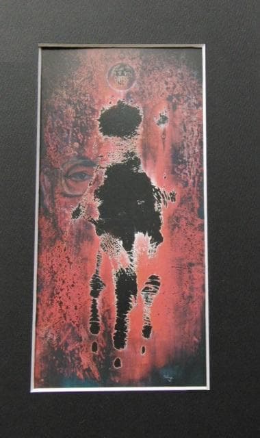 星野真吾、【我果】、希少な額装用画集より、新品額装付、状態良好