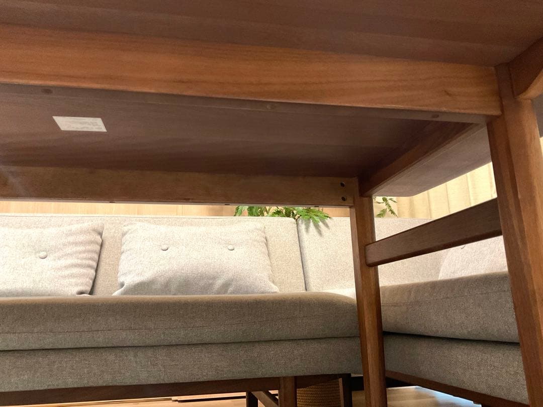 再大幅値下！【送料込】unico NORDソファダイニングテーブル ③テーブル