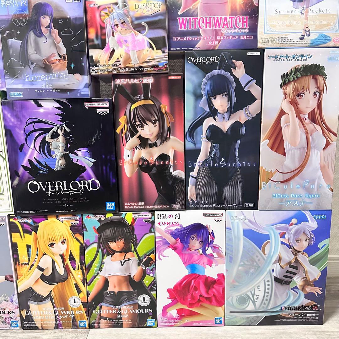 最新プライズフィギュア 25個セット セット販売　美少女　ジャンプ系②