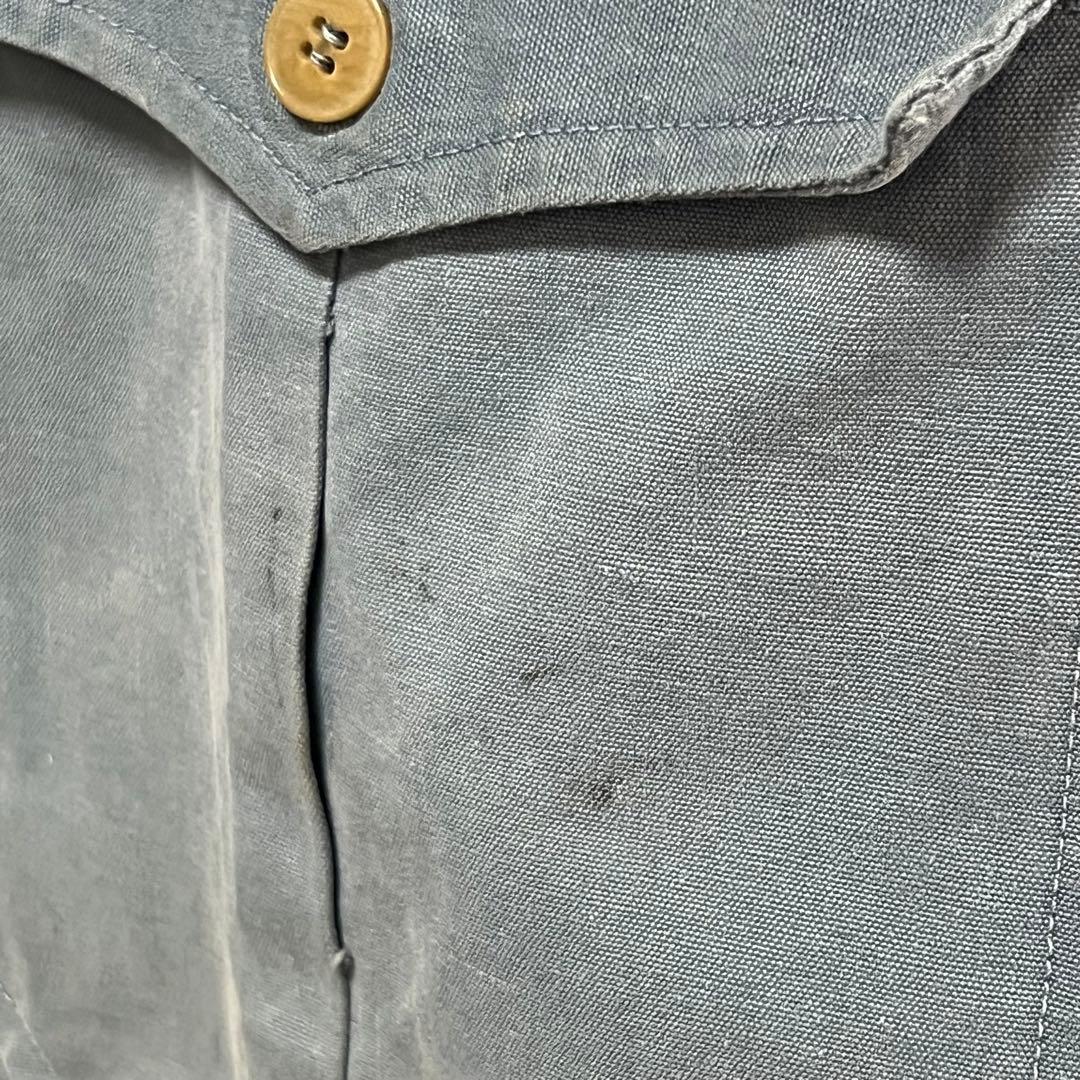 40s french vintage コットンリネン キャンバス ジャケット