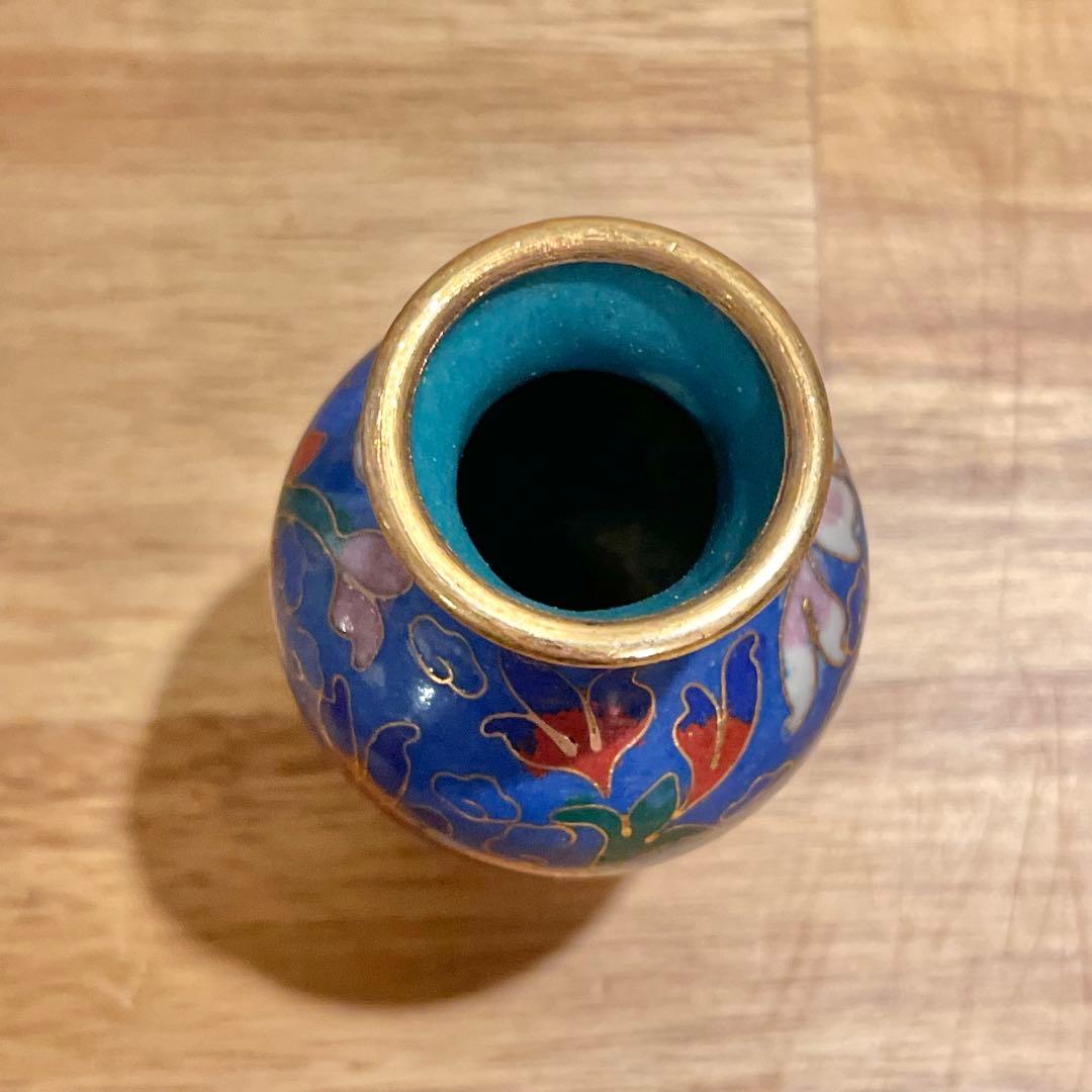 レア】七宝焼 花瓶 中国古美術 - メルカリ
