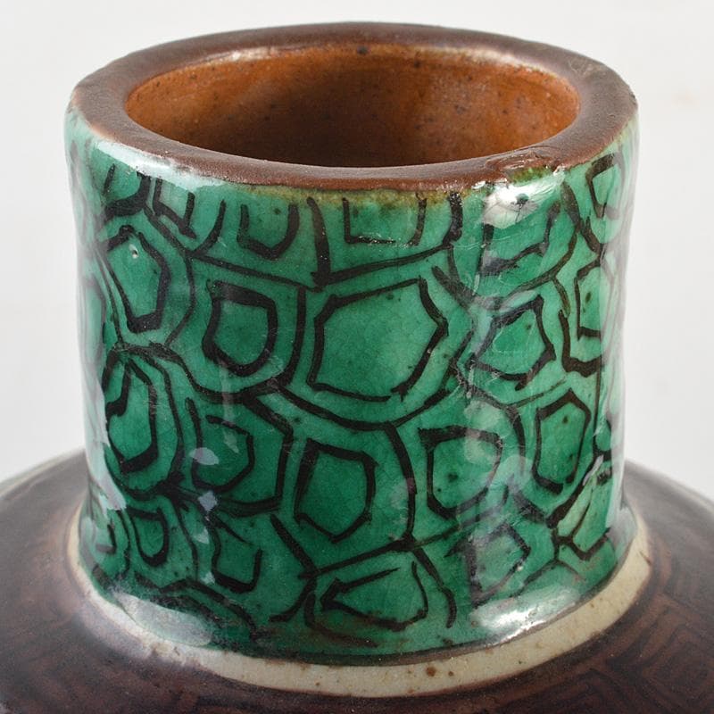 九谷焼楽焼茶碗初代滝口加全造り【骨董】【茶道具】【お茶会】【素朴】