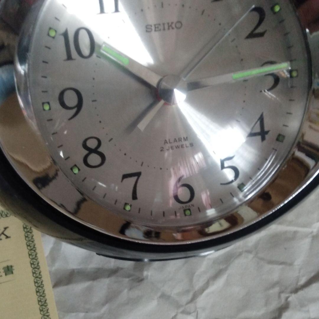 SEIKIO・ゼンマイ目覚まし時計・未使用・日本製。 最 安値 価格