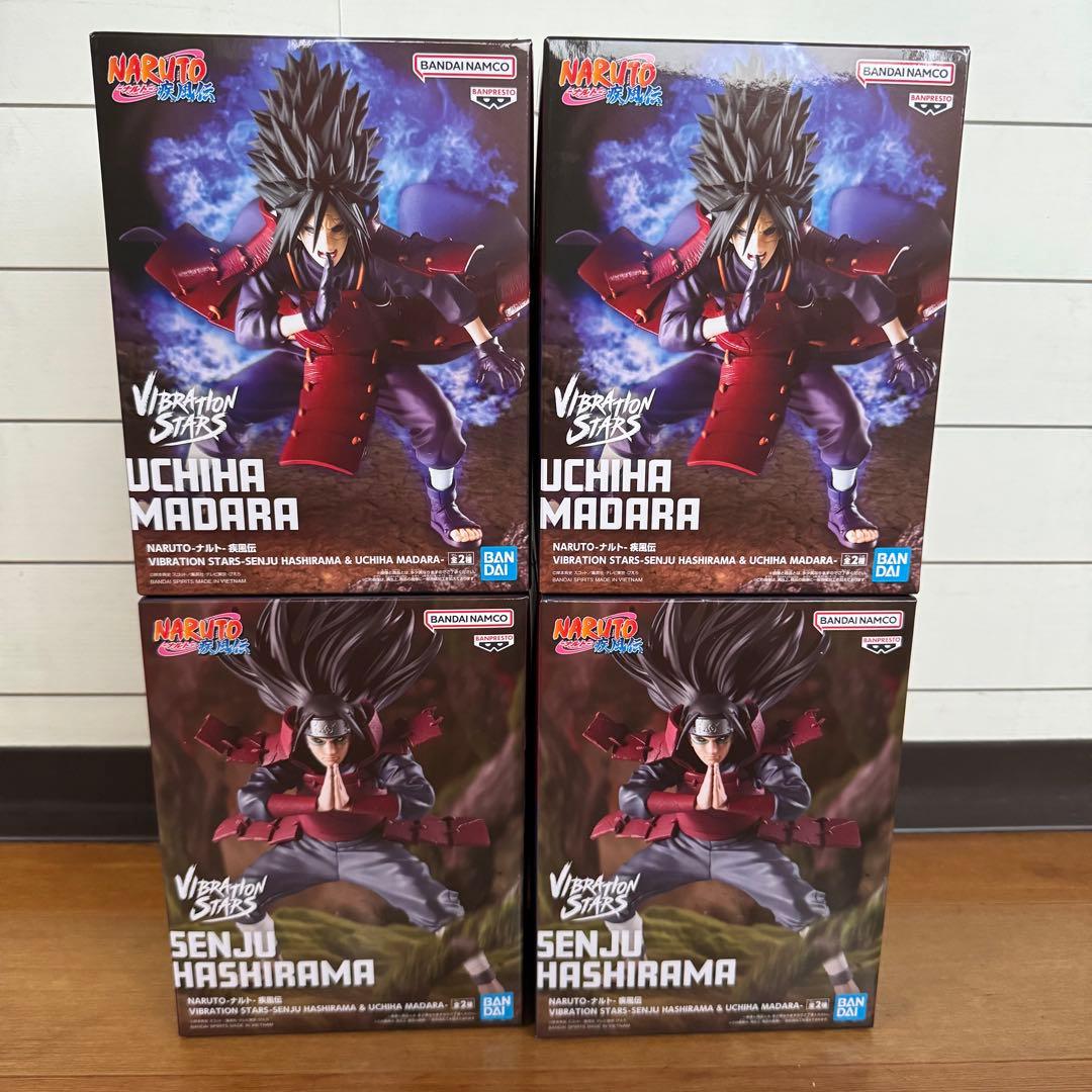 NARUTOナルトVibration Stars うちはマダラ 千手柱間 セット