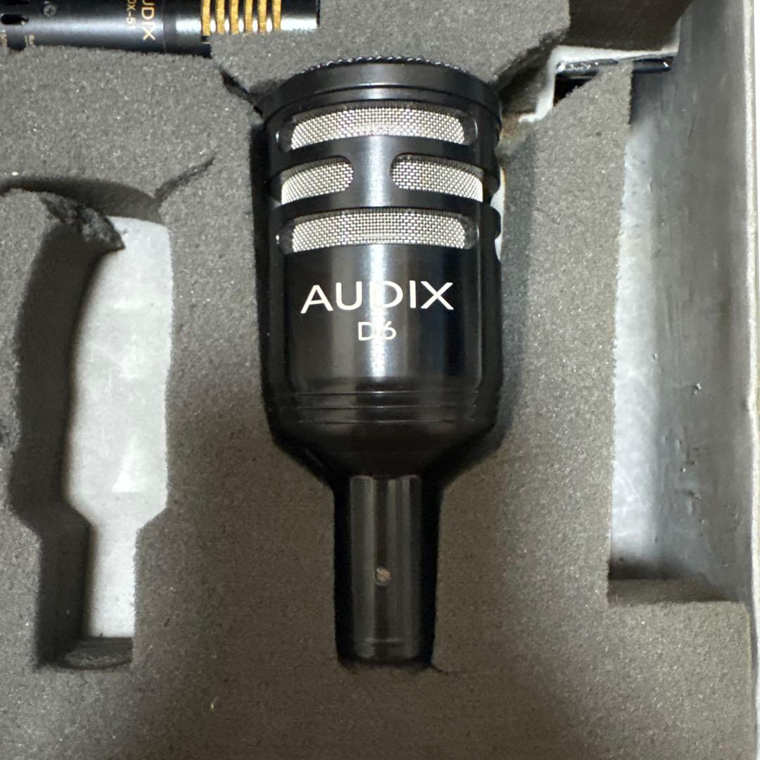 AUDIX マイクセット D6 D4 D2 専用ケース付き