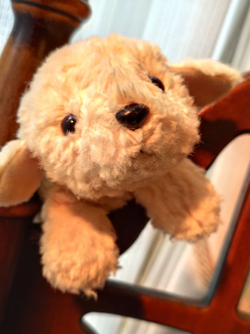 モンスイユ 犬 ぬいぐるみ トイプードル　レトロぬいぐるみ　　日本製