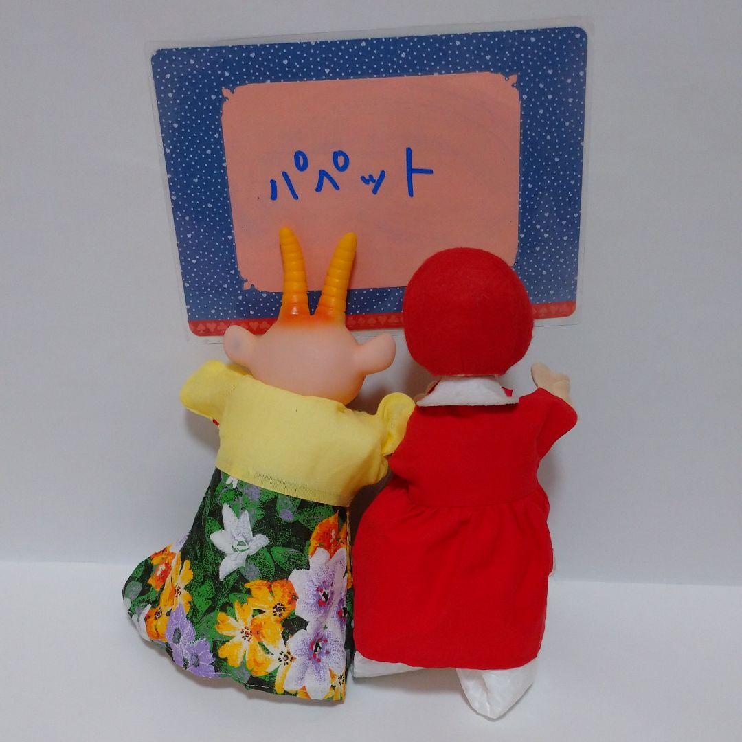 フランスアンティーク赤ずきんちゃんパペット指人形操り人形劇場紙芝居
