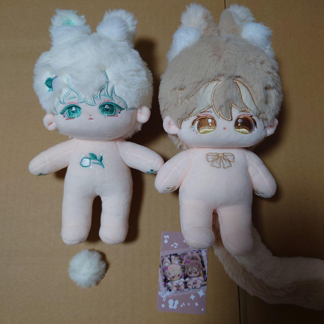 無属性 着せ替え ぬいぐるみ 20cm 中国 韓国 無属性ぬい 本体 1