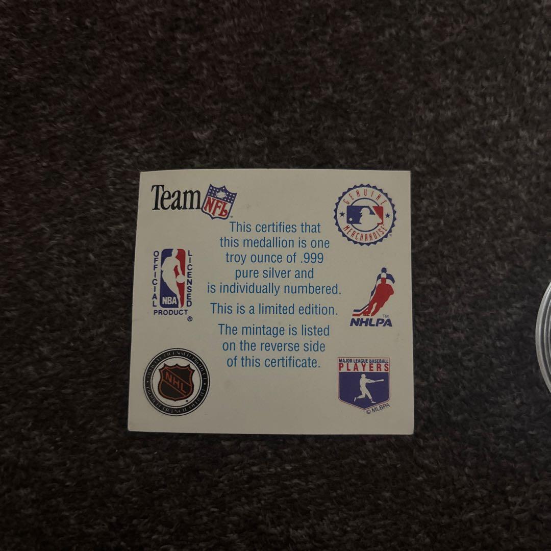 純銀 1オンス 1994 シカゴ・ブルズ NBA チャンピオンシップ記念