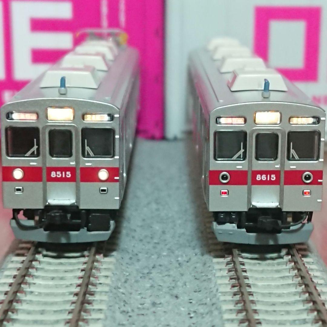 Nゲージ グリーンマックス 東急8500系 行き先点灯・黄色テープ付き