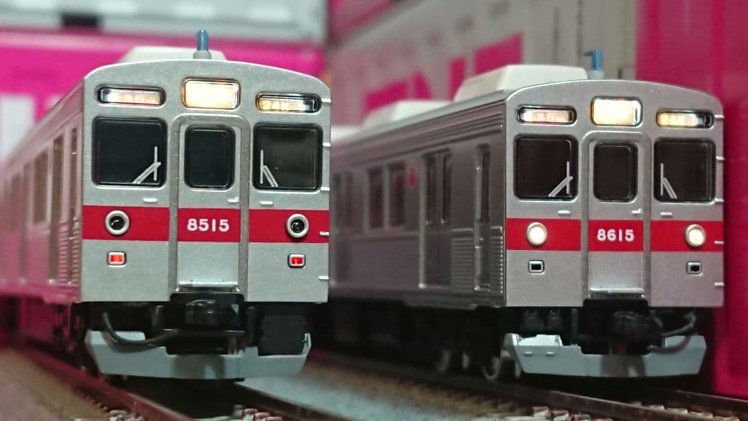 Nゲージ グリーンマックス 東急8500系 行き先点灯・黄色テープ付き