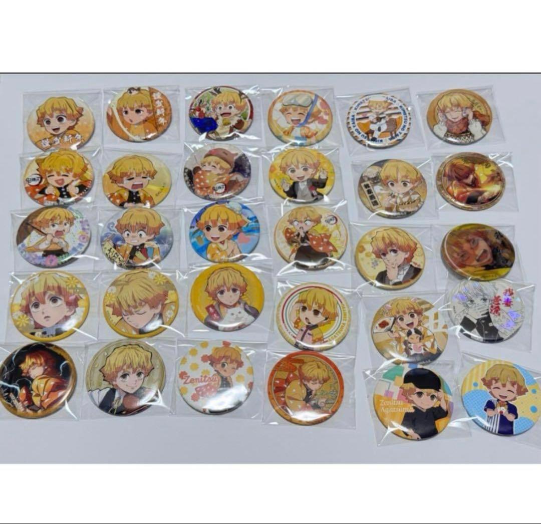 鬼滅の刃 我妻 善逸 缶バッジ セット