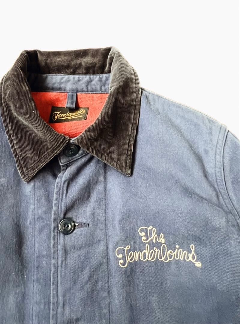Tenderloin ジャケット ネイビー 襟コーデュロイ