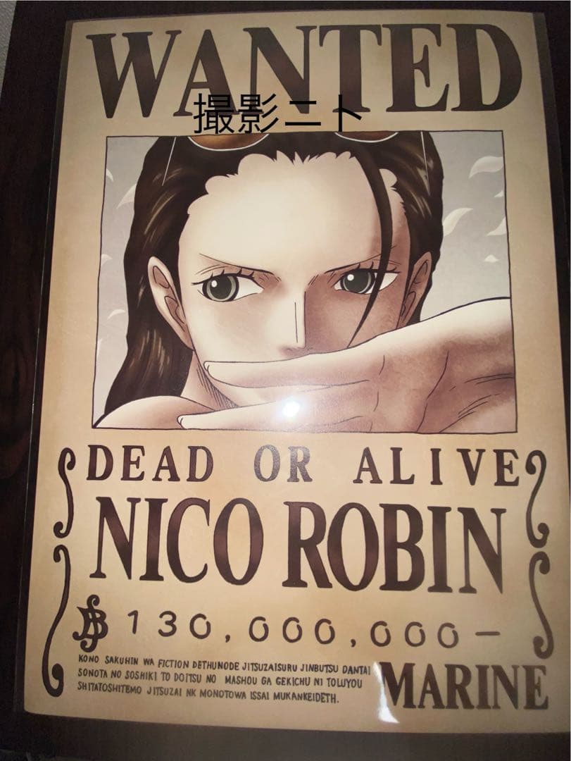 ワンピース　海軍公式手配書　麦わらの一味9枚　麦わらストア