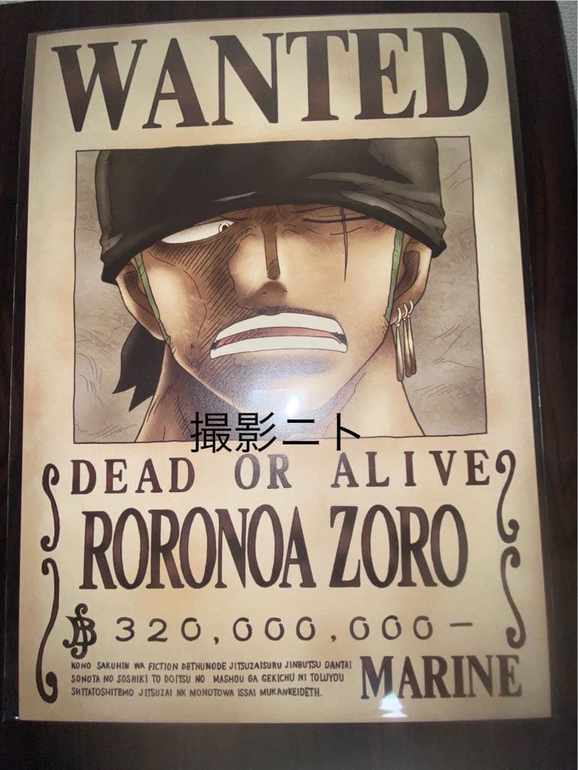 ワンピース　海軍公式手配書　麦わらの一味9枚　麦わらストア