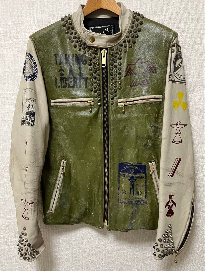 LABRAT×blackmeans D.I.N.Y.#7 鋲ジャン　シングル LABRAT×blackmeans D.I.N.Y.#7 鋲ジャン シングル - メルカリ