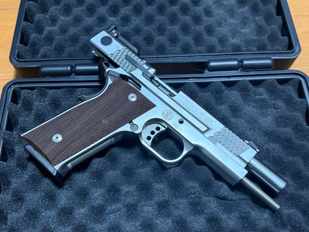 美品 KSC S&W M945 ステンレスシルバーモデル JASG安全基準適合