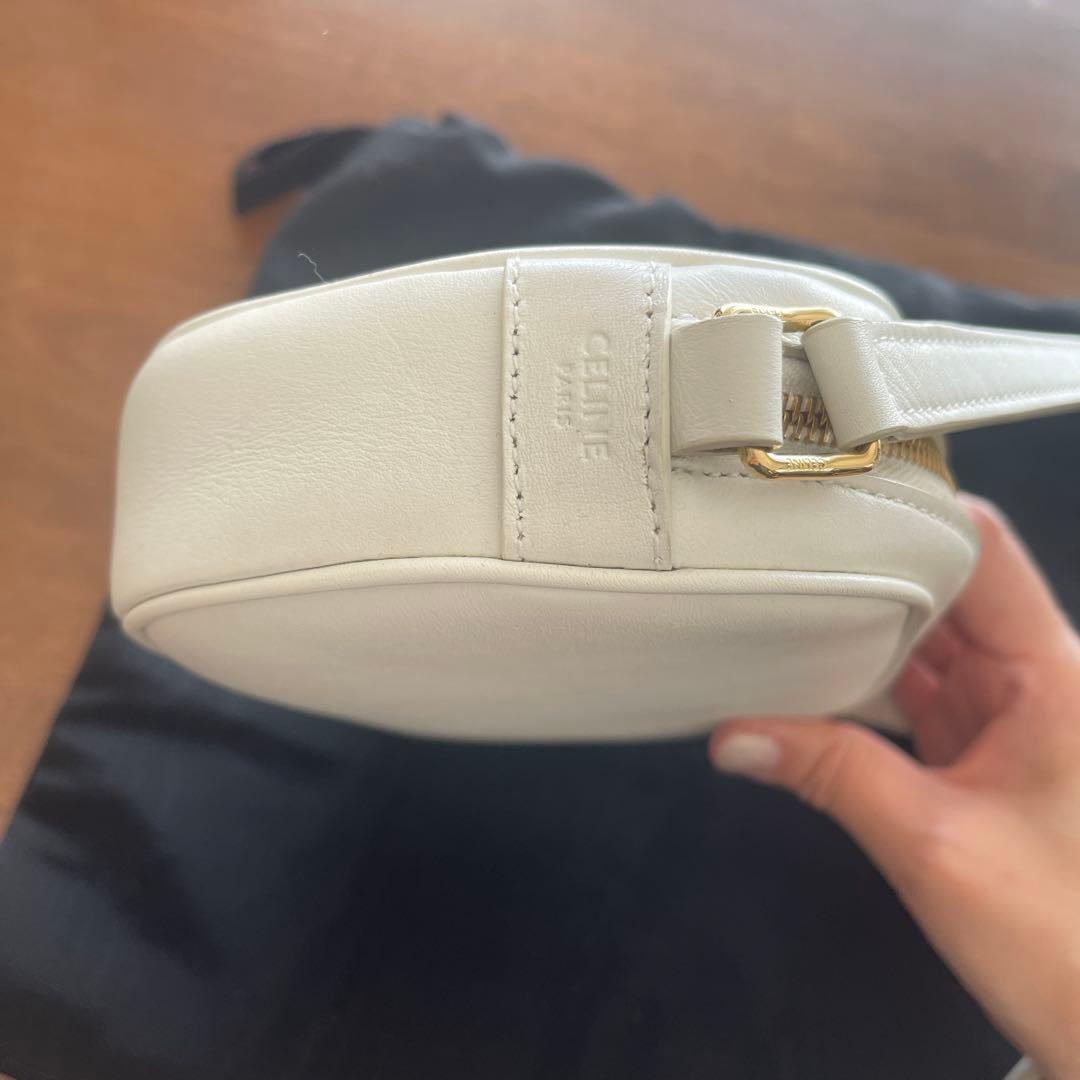 m*i様 CELINE キルティングショルダーバッグ ホワイト