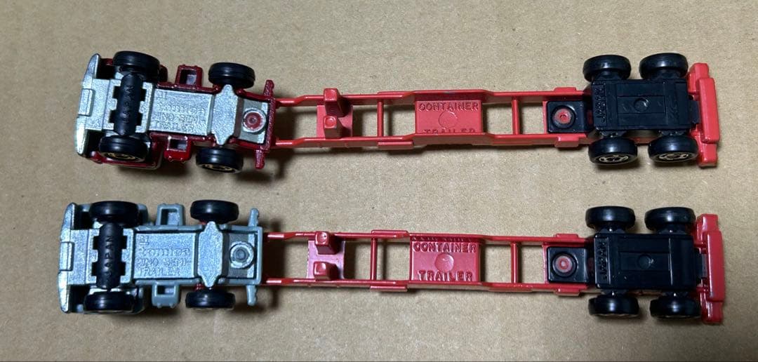 ロングトミカ 日野 海上コンテナ運搬車 2台セット