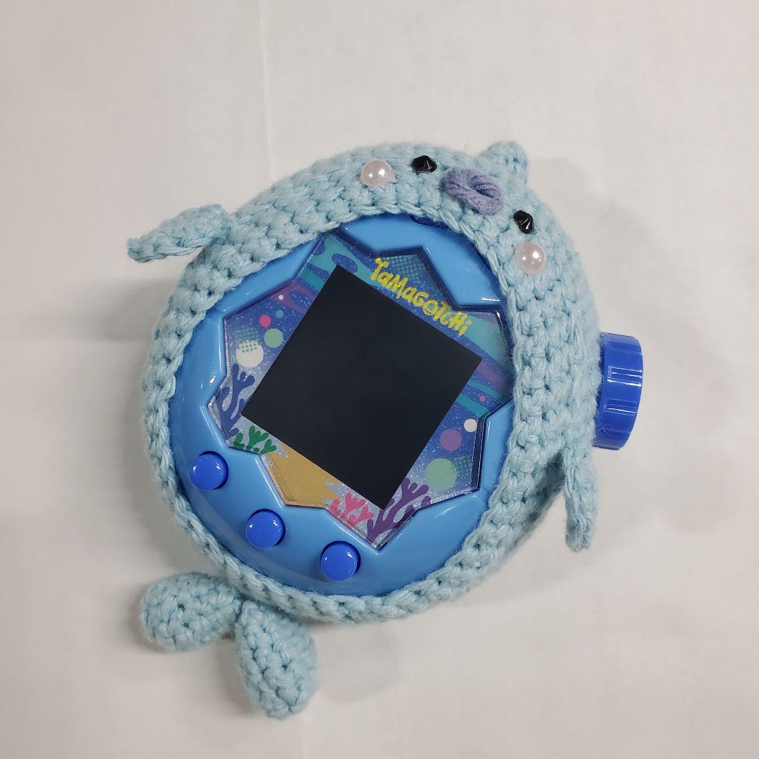 たまごっちパラダイス ケース カバー 海の生き物 イルカ ブルー 水色