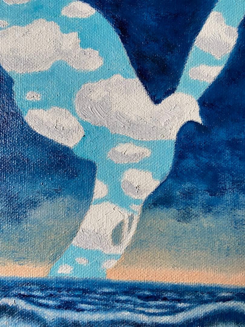 マグリット 肉筆手描きの油絵模写画 大家族