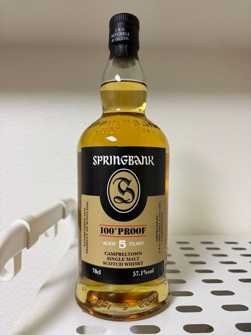 スプリングバンク 5年 100プルーフ 57.1度 ウイスキー 700ml - メルカリ