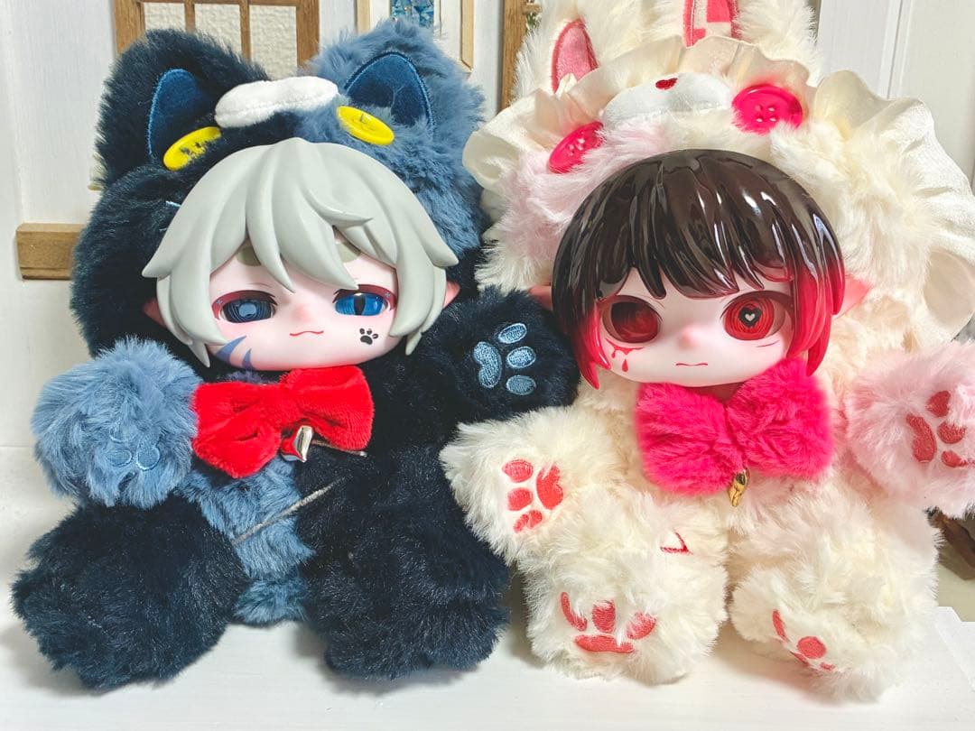 合玩文化 ANTOO アントー 失楽園 ねこ うさぎ 2体セット