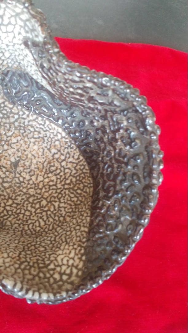 古唐津　薩摩焼　古陶磁　茶碗　沓茶碗　古美術　織部焼