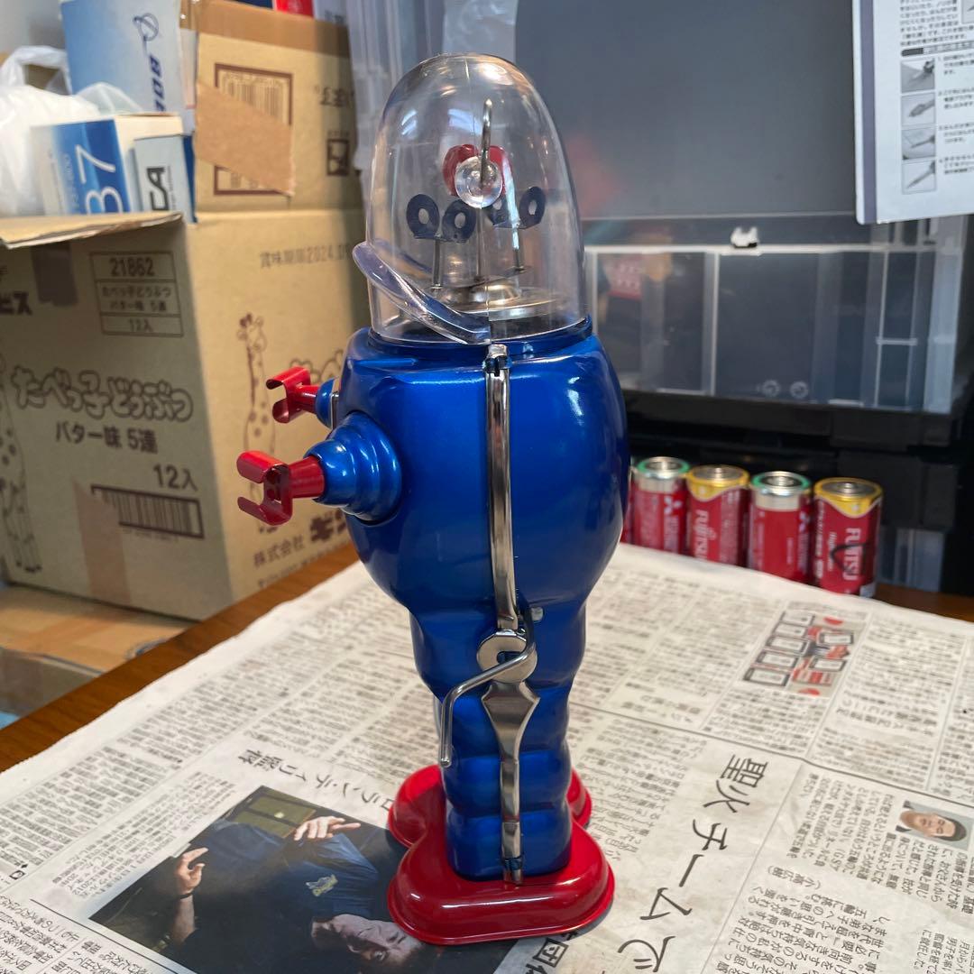 ブリキロボットspace trooper HAHATOY製品　新品/ゼンマイ動力