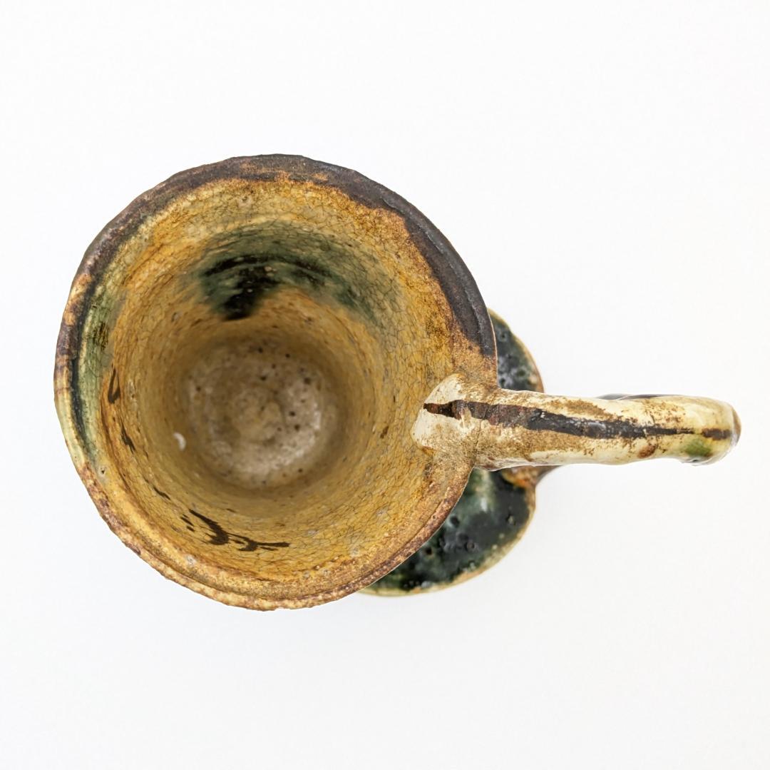 希少 アロン・サイス 織部焼 デミタスカップ　2004年作