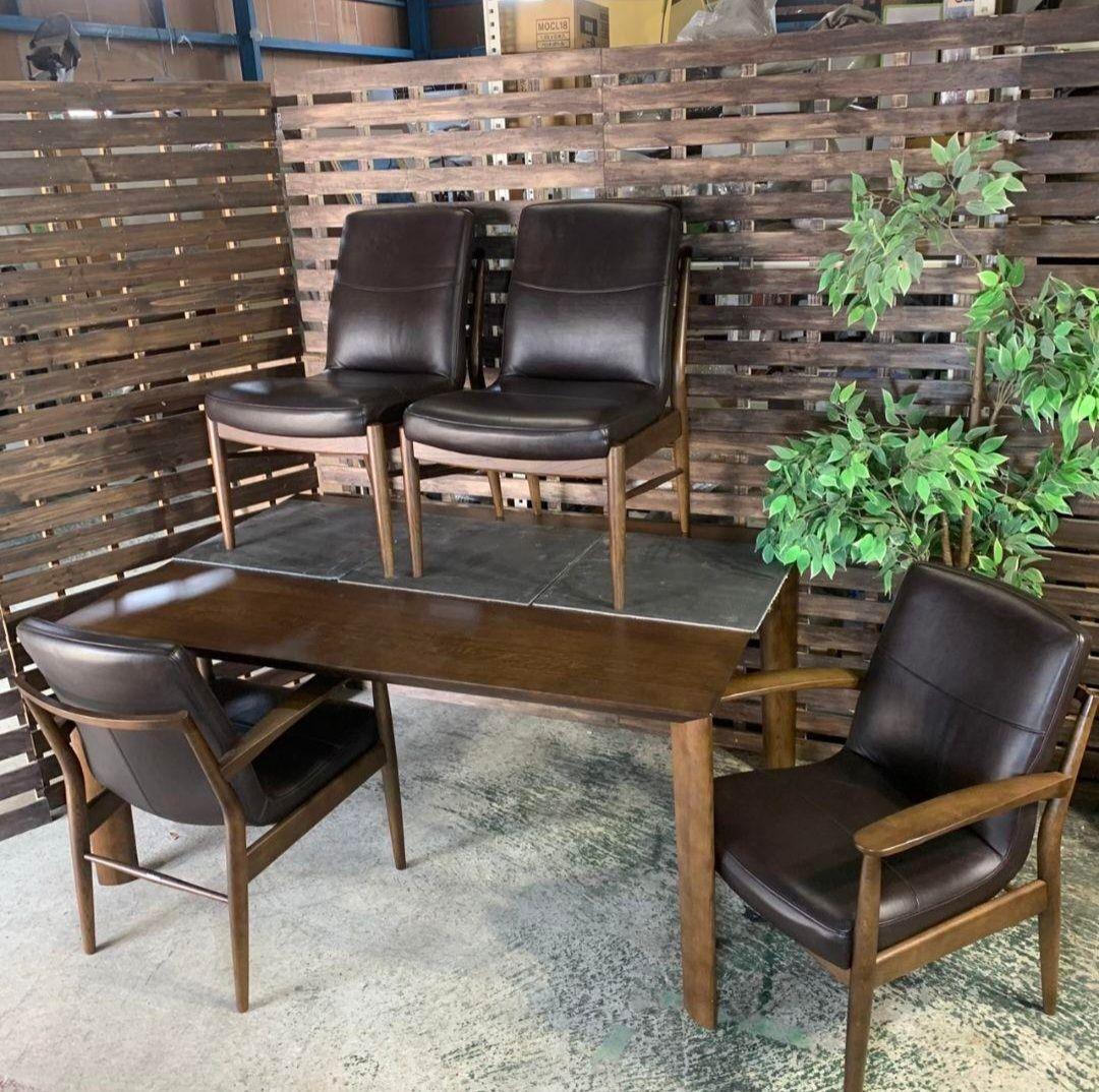 I873\" karimoku W1500 ダイニングセット 5点 DU5200