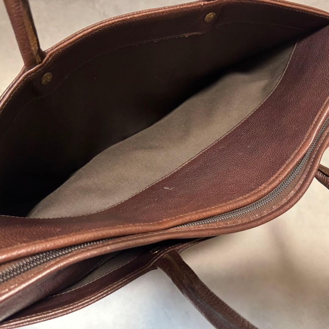 希少 イルビゾンテ ブリーフケース 本革 レザー ブラウン A4◎ ビジネス