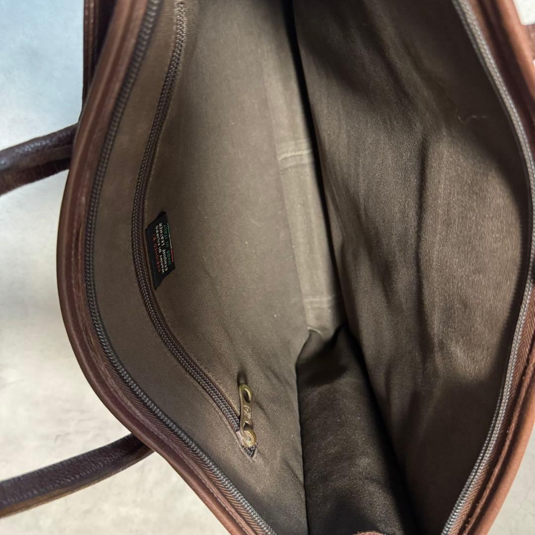 希少 イルビゾンテ ブリーフケース 本革 レザー ブラウン A4◎ ビジネス