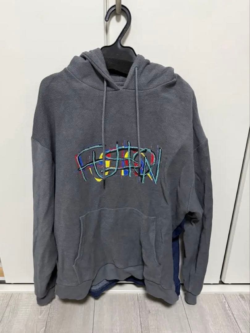 バウンディvaundyツアーグッズFUSION デニムパーカーmサイズグレー