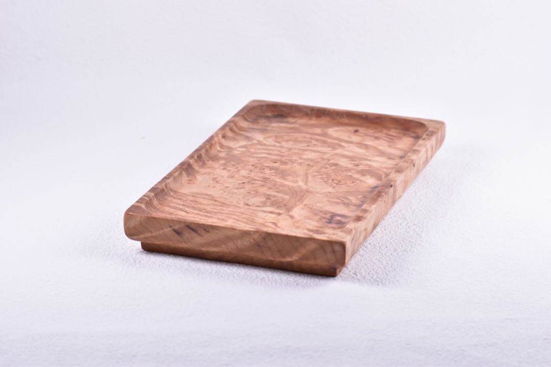 No.315メープル瘤のトレー・箔 - ウォルナット（No.234）