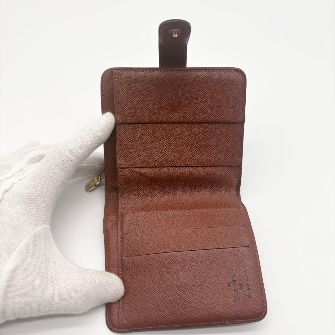 良品】【鑑定済み】ルイ・ヴィトン ✨コンパクトジップ モノグラム 二