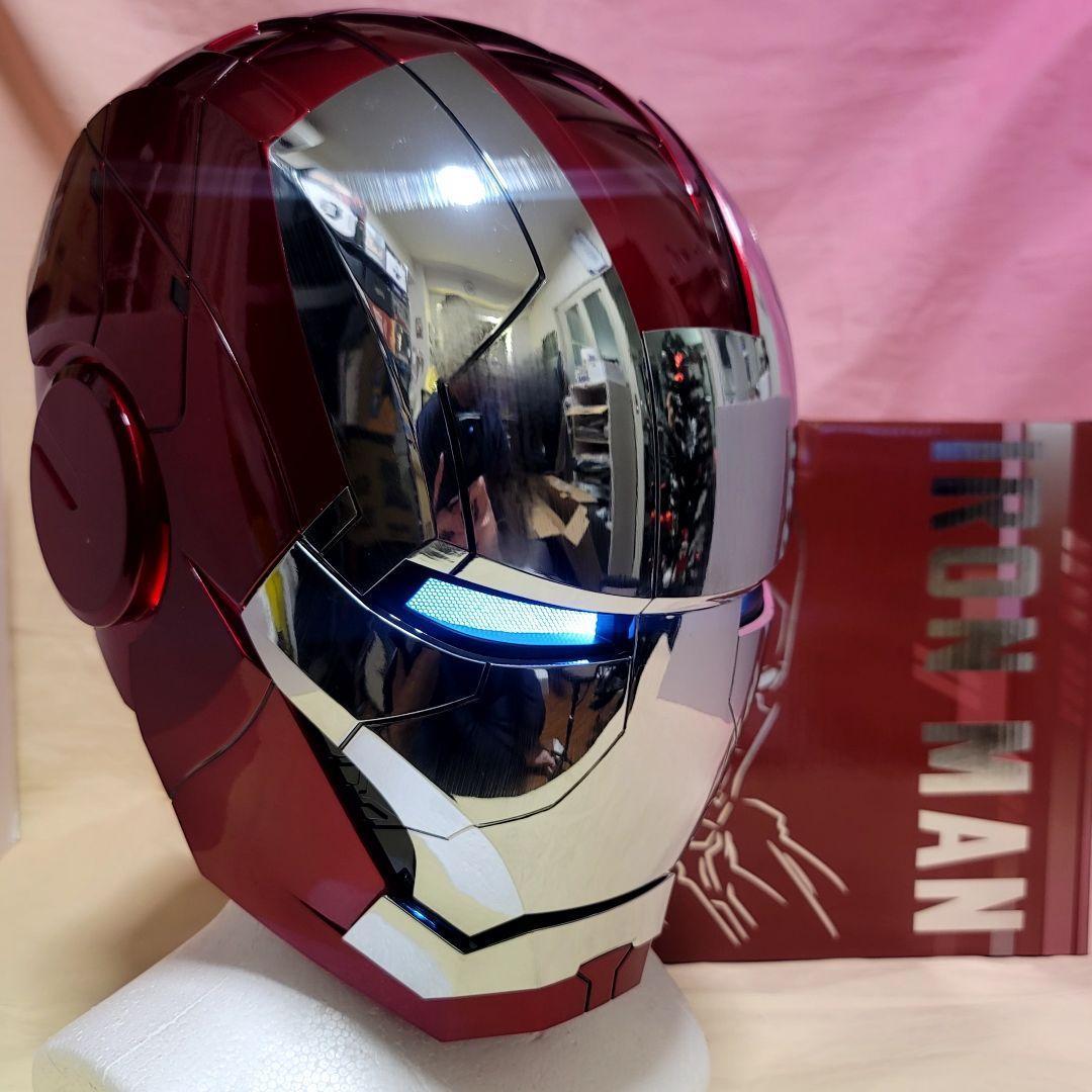 【アイアンマン】最新モデル 音声自動開閉マスク LED マーク5 ヘルメット