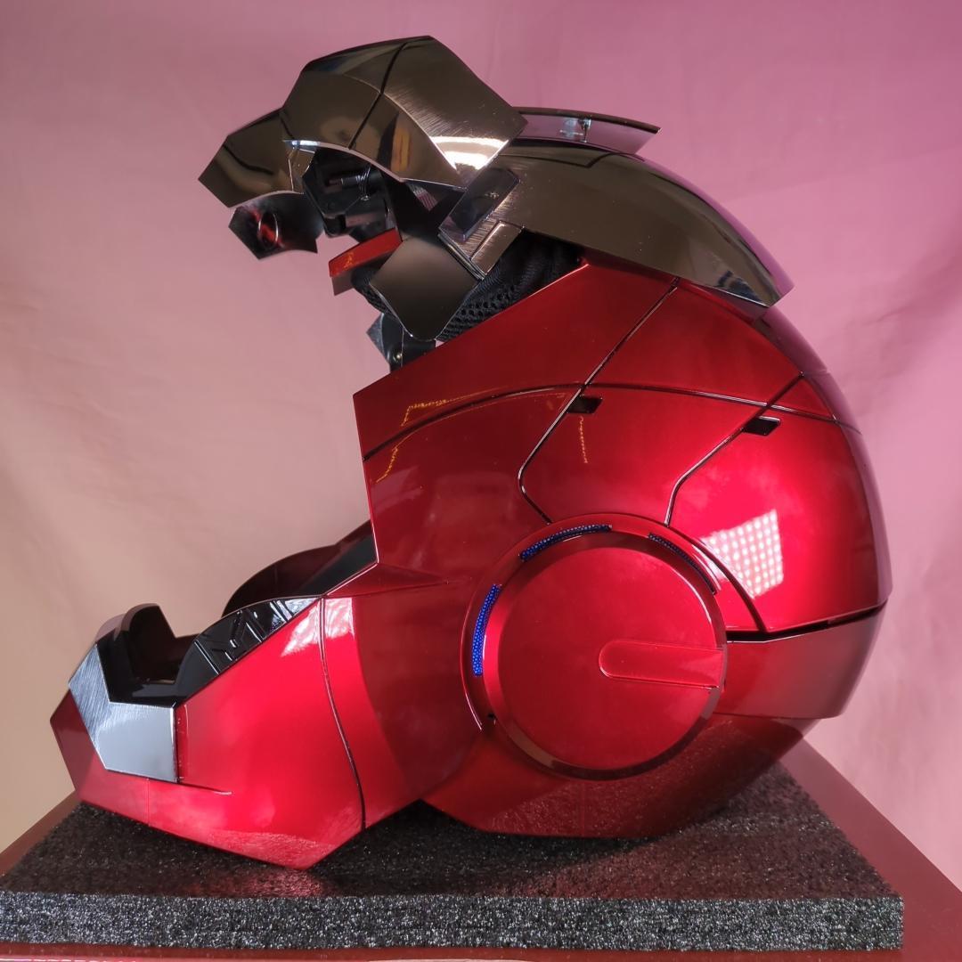 【アイアンマン】最新モデル 音声自動開閉マスク LED マーク5 ヘルメット