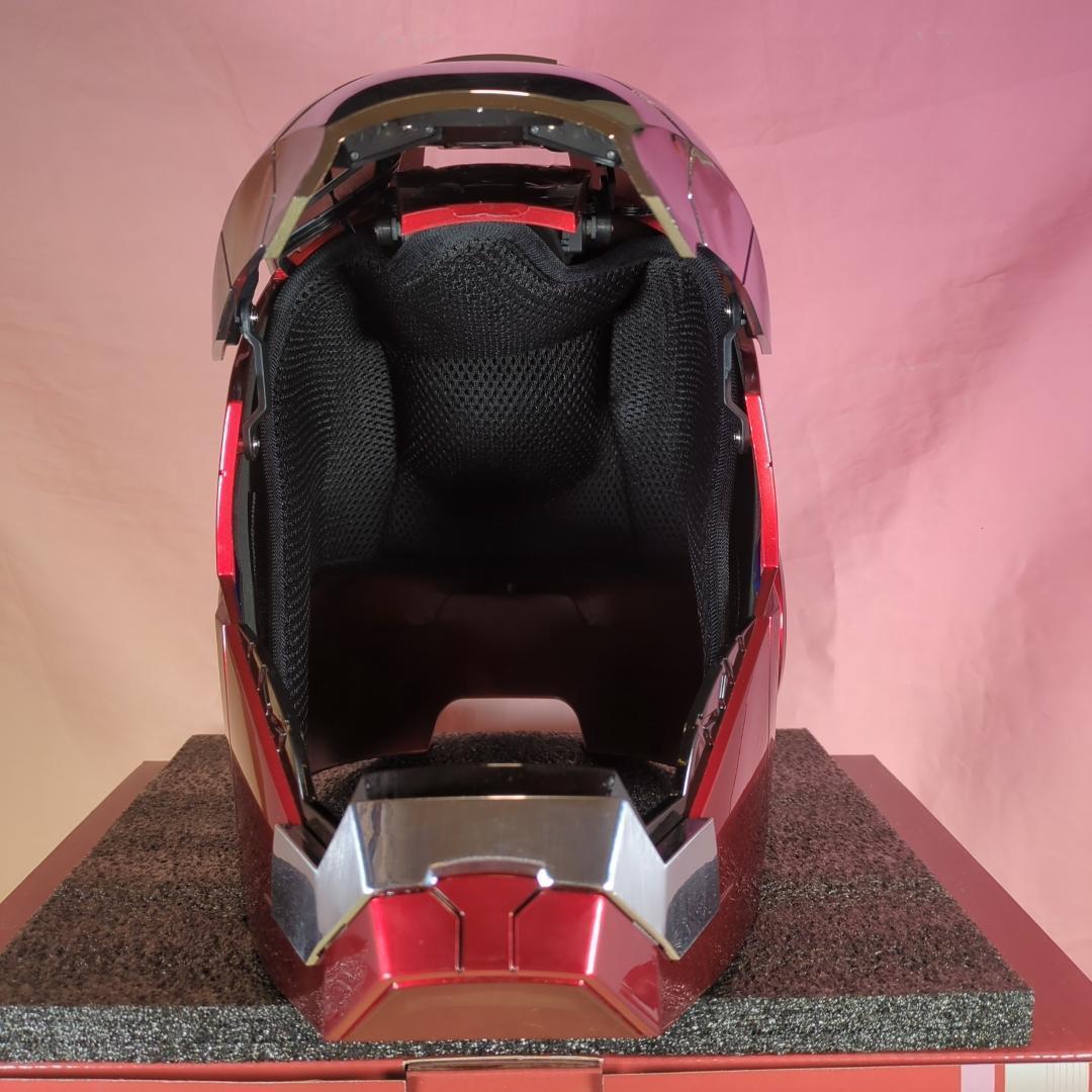 【アイアンマン】最新モデル 音声自動開閉マスク LED マーク5 ヘルメット