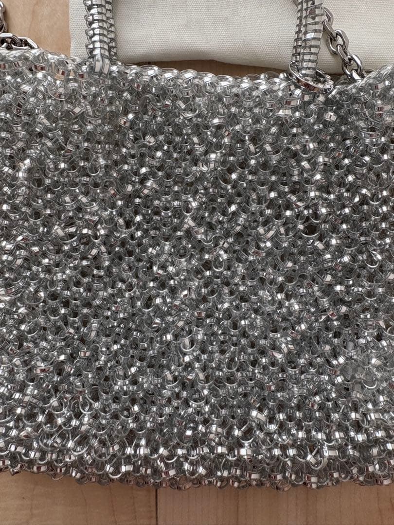 シルバー アンテプリマ ワイヤーバッグ スタンダードミニアトゥーラ