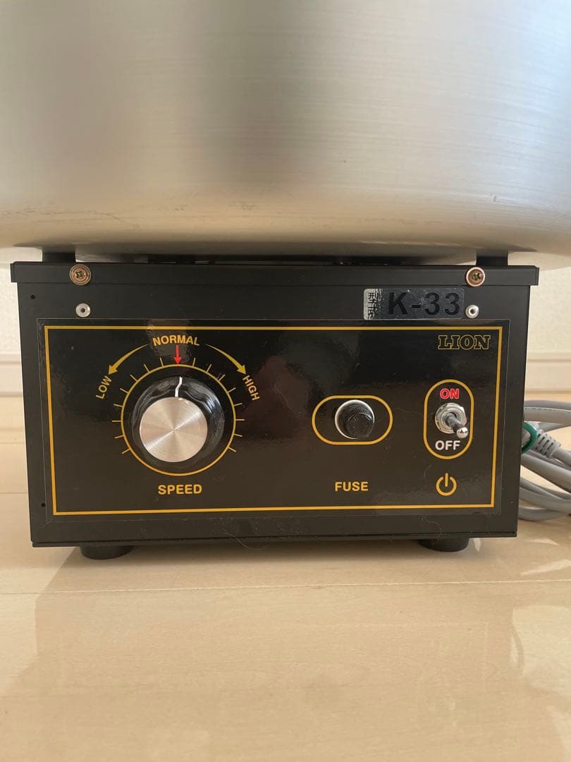 【超美品！】ライオン 綿菓子機わたあめ機K-33透明フード付(国産)完動品