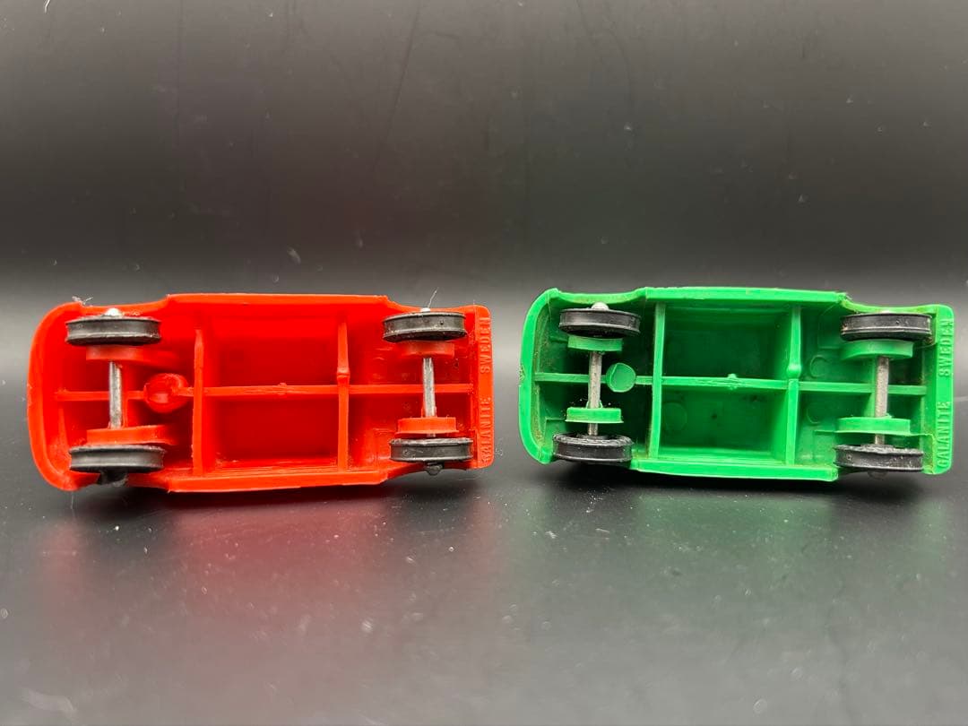 GALANITE スエーデン製　ガラニテ　ソフビ製　ミニクーパー　4台　ミニカー