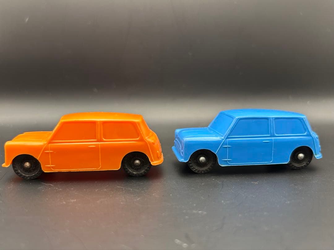 GALANITE スエーデン製　ガラニテ　ソフビ製　ミニクーパー　4台　ミニカー