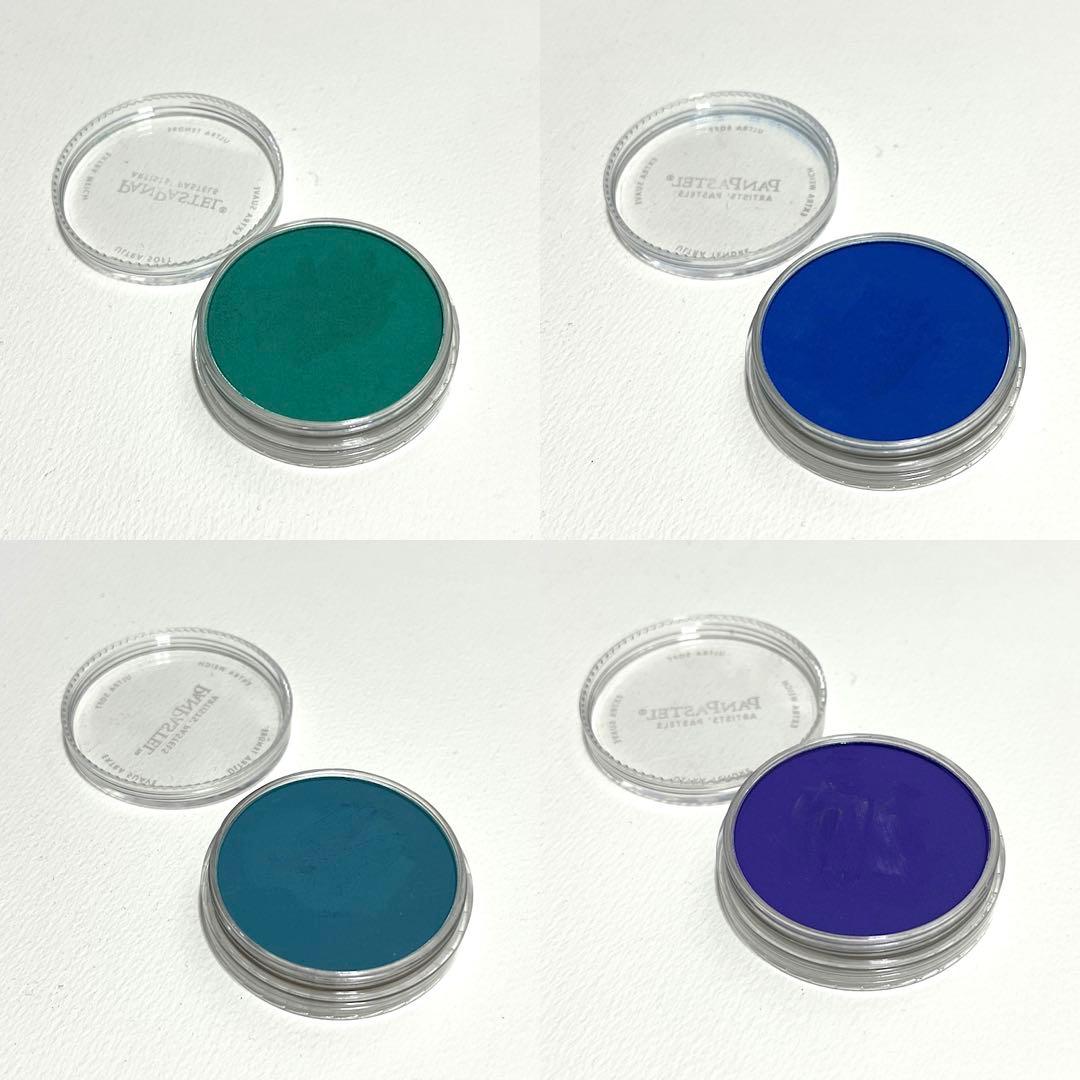 使用少 パンパステル 25色＋ナイフ4本（未開封3色あり・バラ