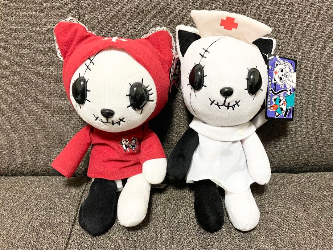 h.naoto HANGRY&ANGRY ぬいぐるみ キーホルダー 缶バッジ