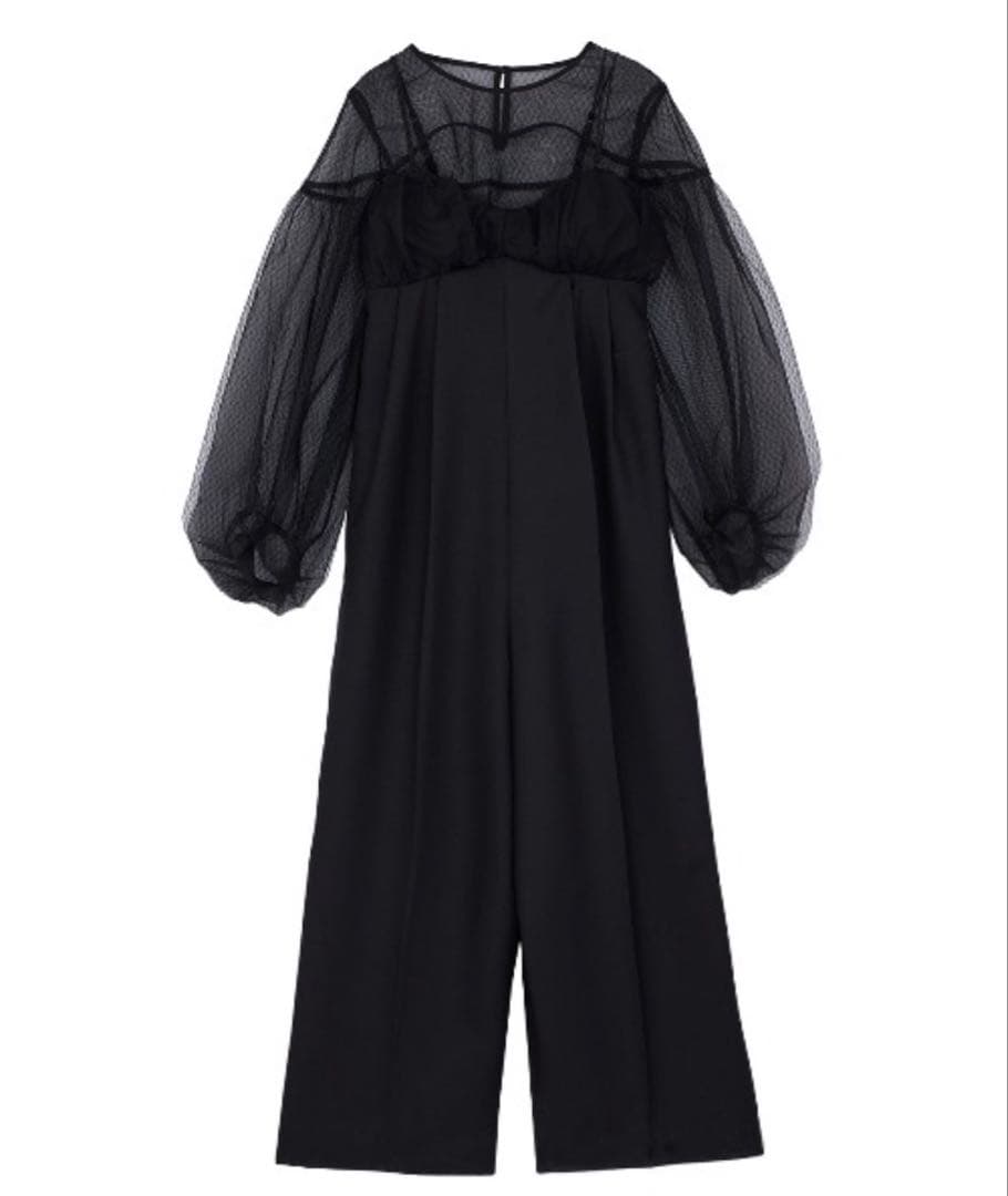 Ameri アメリ NET TULLE TOP LAYERED ROMPERS - メルカリ