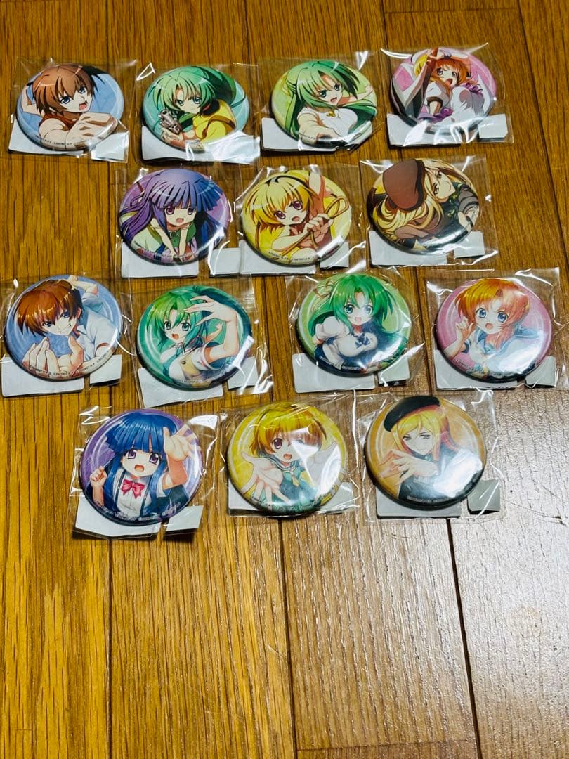 新品　ひぐらし　くじ　缶バッジ　154点　まとめ売り　大量　梨花　レナ　詩音