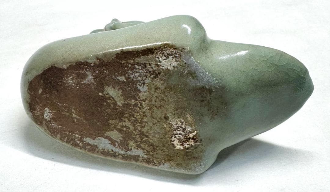 古高麗 青磁水滴 鳥 鳩 アヒル 鴨 硯滴 朝鮮古陶磁器 李朝 WWTT226