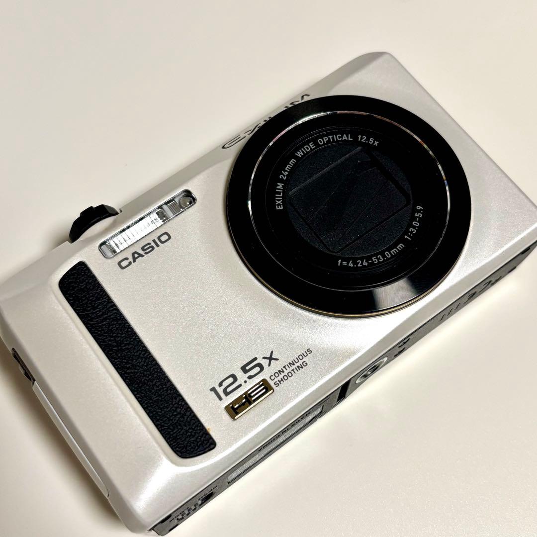 動作確認済 美品】CASIO EXILIM EX-ZR300 ホワイト 白