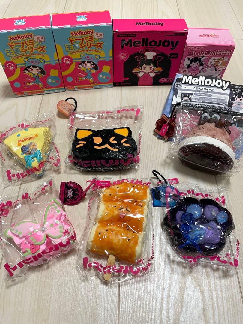 メロジョイ mellojoy スクイーズ セット売り 6点 バラ売り不可